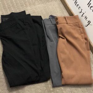 The Limited Drew Fit Slacks Size 2R - 4 pair lot